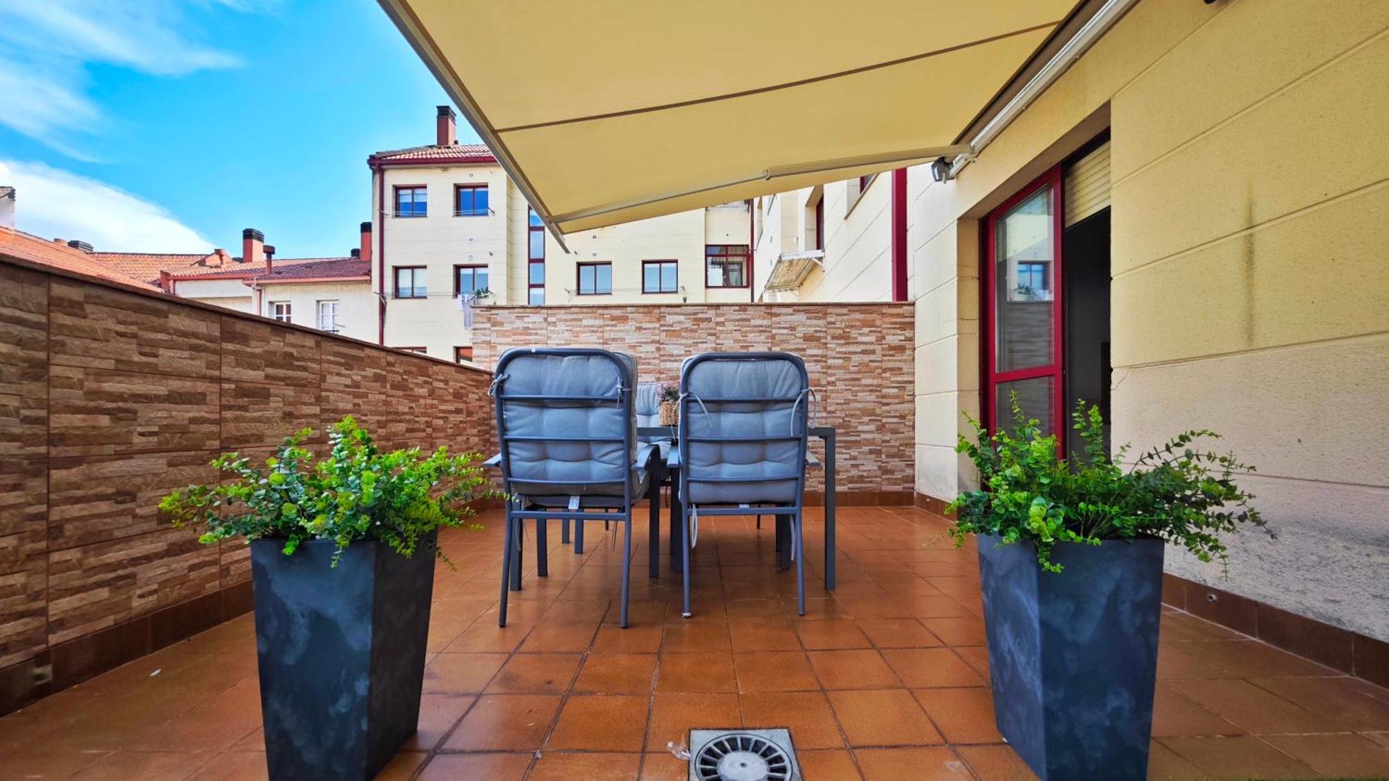 Piso Centrico Santiago De Compostela Con Amplia Terraza Apartment ภายนอก รูปภาพ