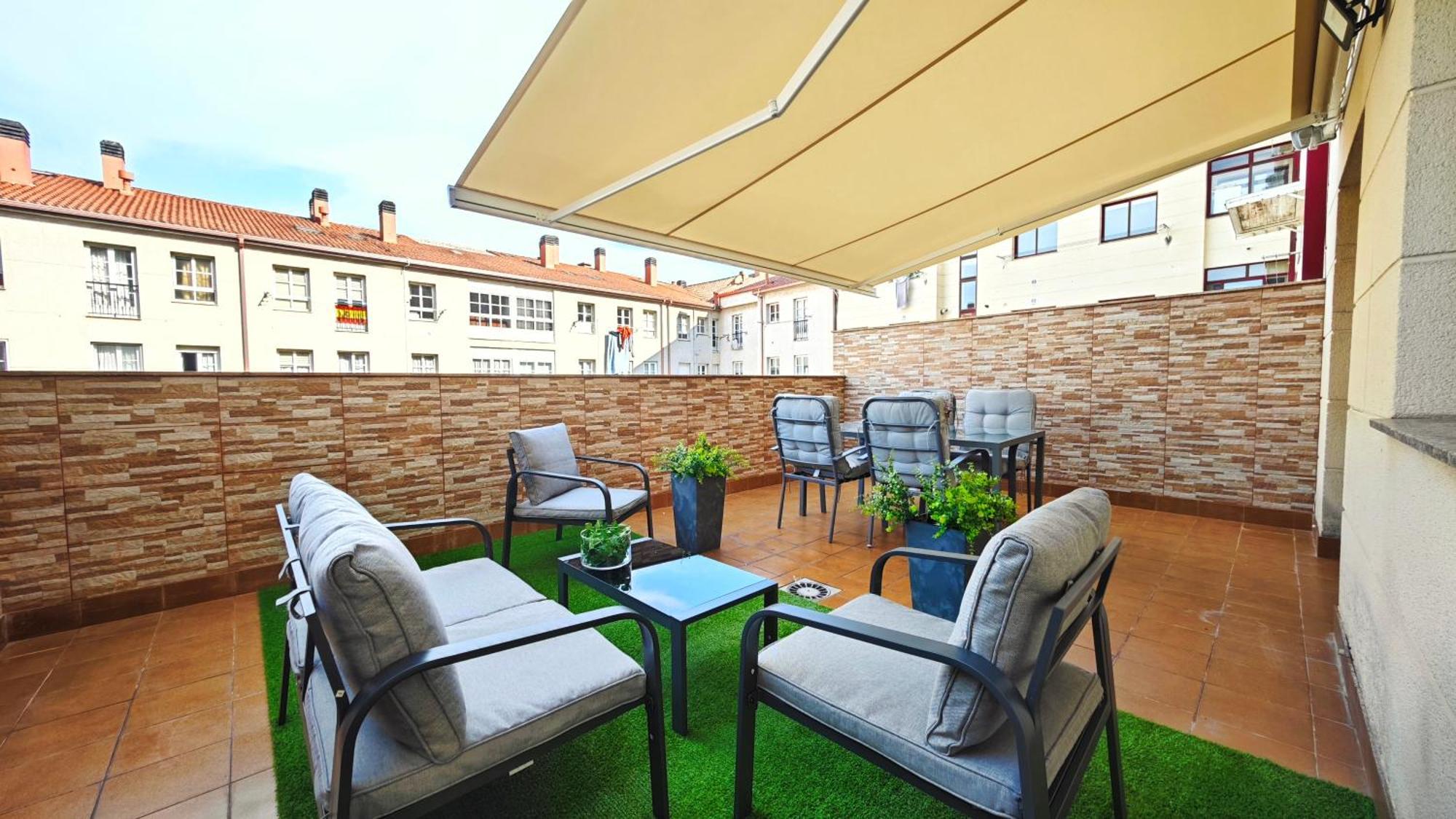 Piso Centrico Santiago De Compostela Con Amplia Terraza Apartment ภายนอก รูปภาพ