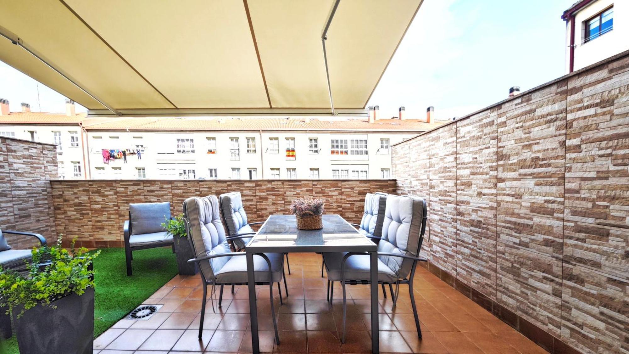 Piso Centrico Santiago De Compostela Con Amplia Terraza Apartment ภายนอก รูปภาพ