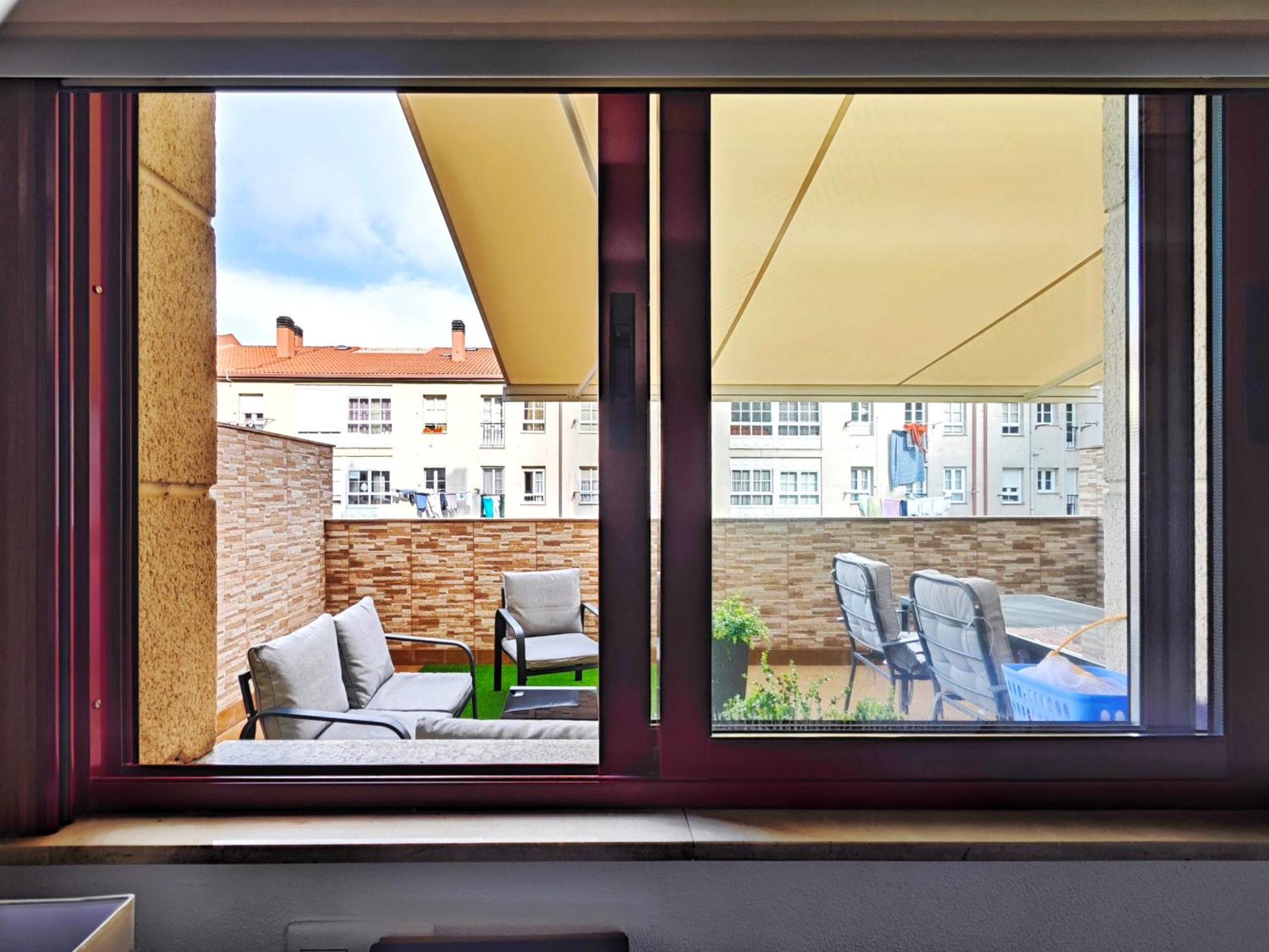 Piso Centrico Santiago De Compostela Con Amplia Terraza Apartment ภายนอก รูปภาพ